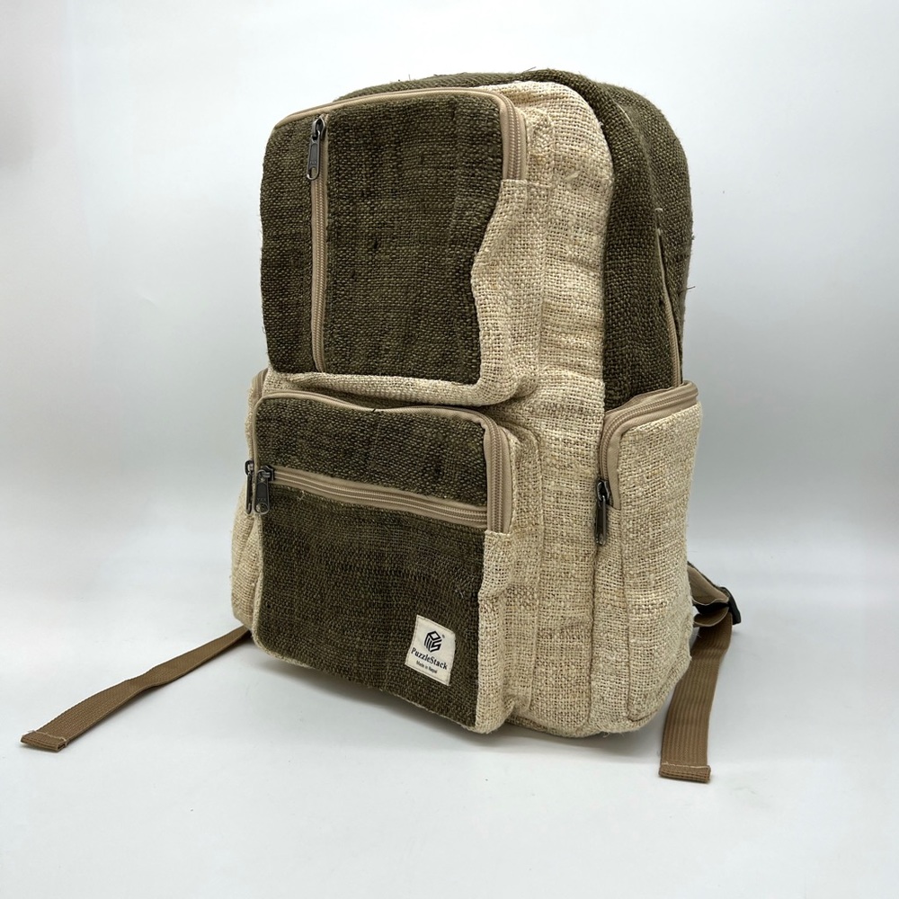 Multi Pocket Hemp Backpack - Picture 9 of 16